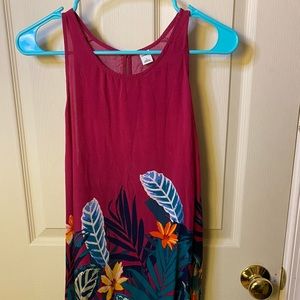 Old navy: purple tropical tank top